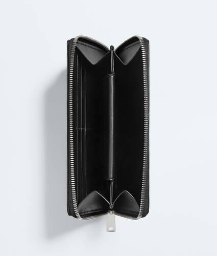 Men's Intrecciato Piccolo Zip-Around Organizer in Black Bottega Veneta Mexico EN - Image 2