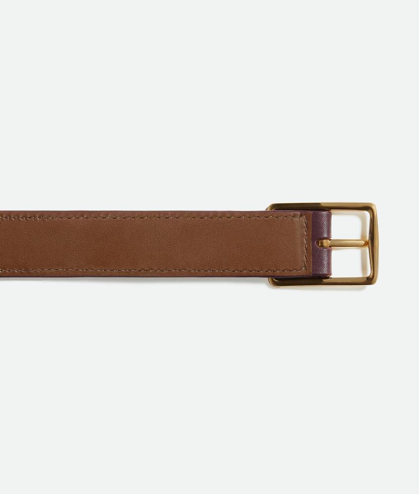 Women's Reverso Belt in Dark barolo/nocciola Bottega Veneta Norway EN - Image 6