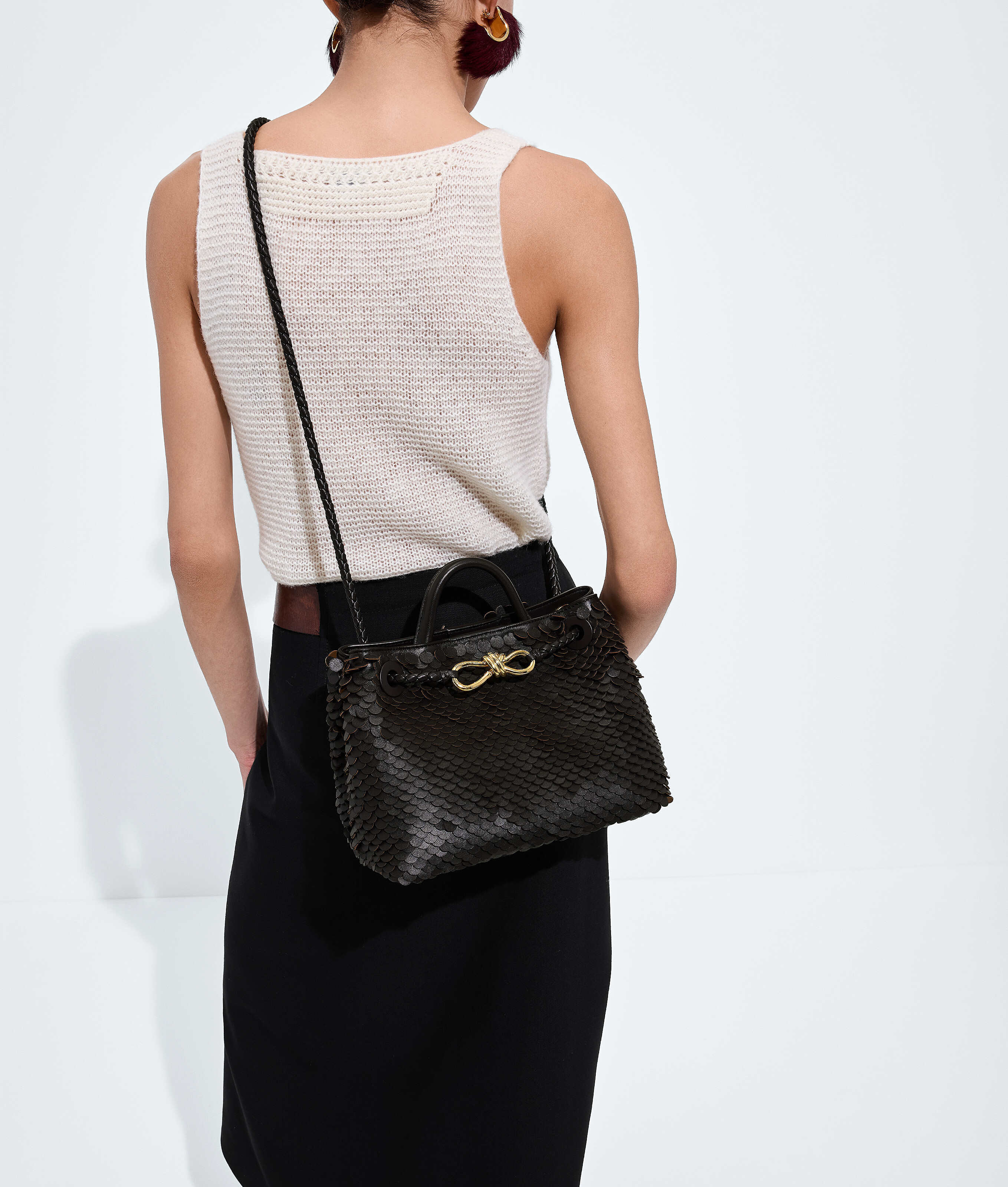 Women's Small Andiamo in Espresso/dark caramel 20 Bottega Veneta Greece EN - Image 6