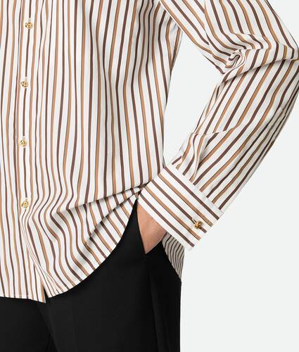 Striped Cotton Poplin Shirt