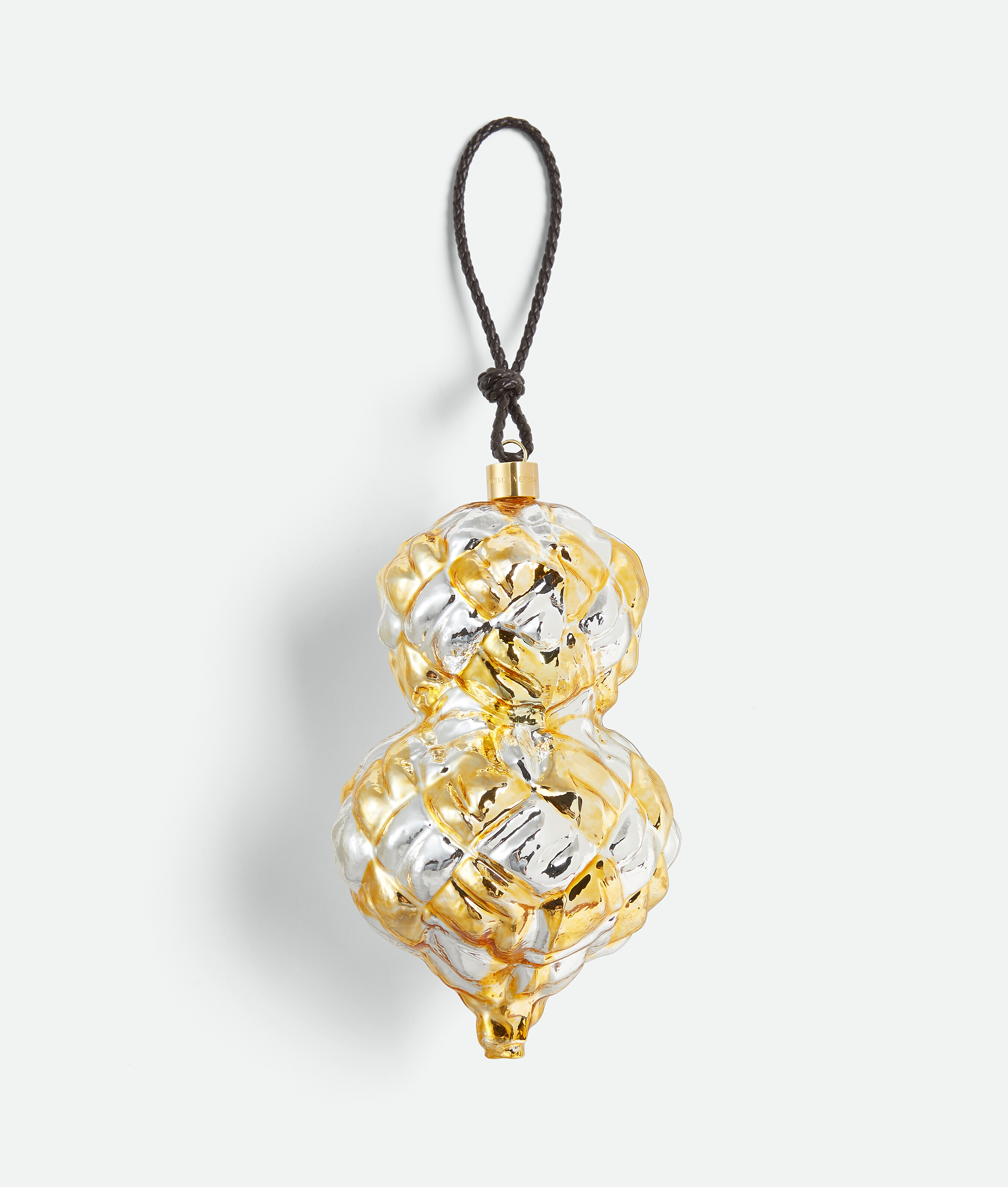 Check Ornament in Gold/silver | Bottega Veneta LT