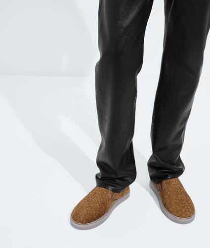 Men's Serena Sneaker in Dark caramel 20 Bottega Veneta Romania EN - Image 2