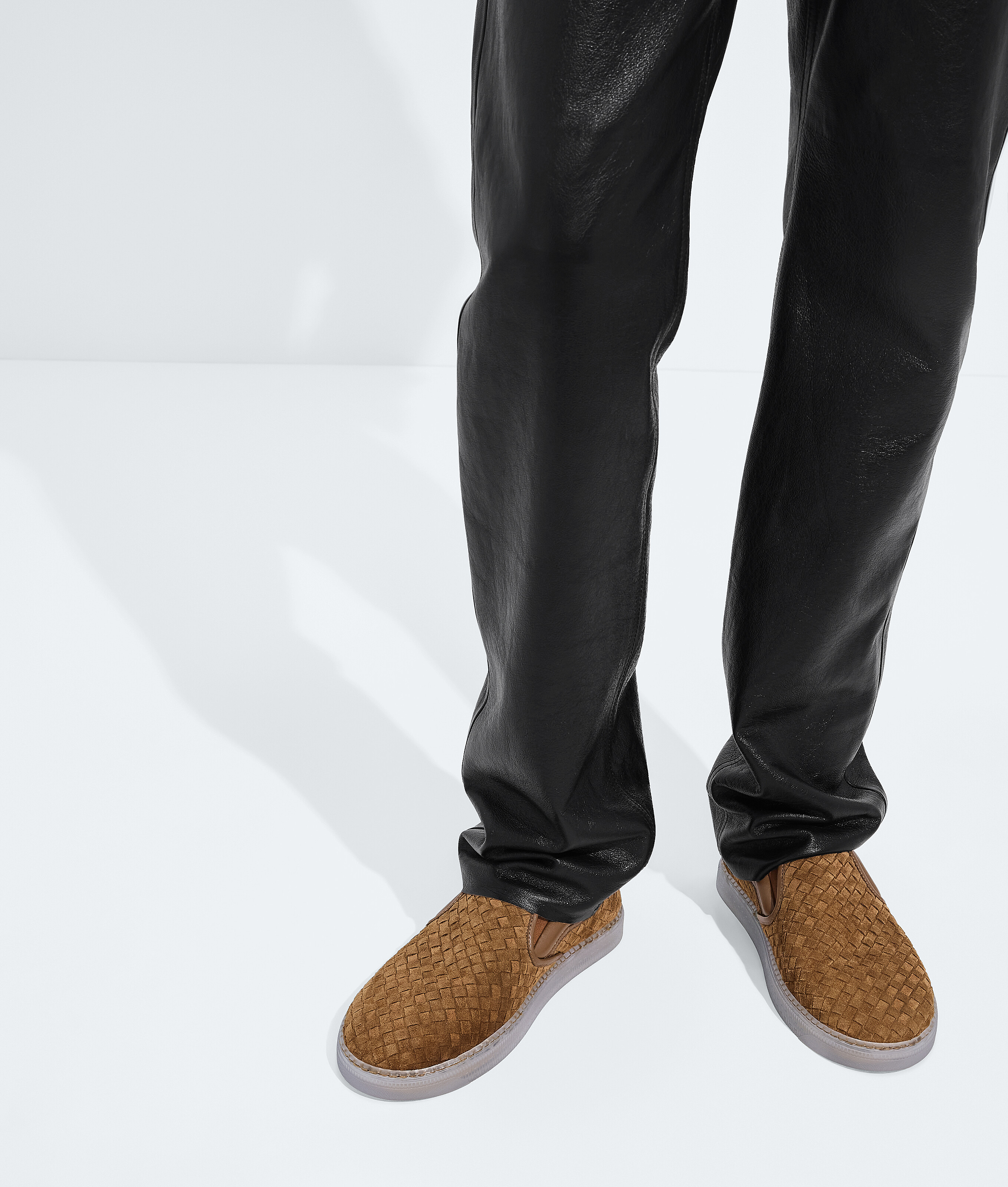 Sneaker Serena da Uomo in Dark caramel 20 Bottega Veneta Italia IT - Image 2
