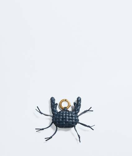 Men's Crab Charm with Hook in Denim/black Bottega Veneta Australia EN - Image 1