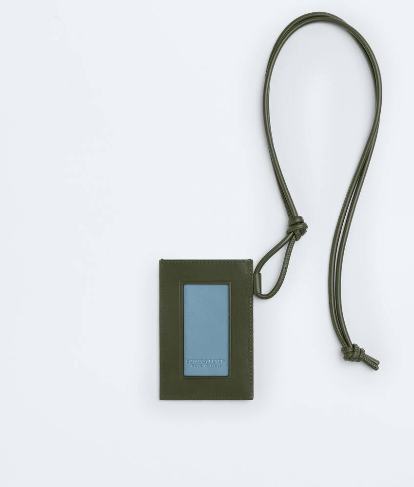 Intrecciato Ausweisetui f&uuml;r Herren in Green tweed mineral Bottega Veneta Deutschland DE - Image 2