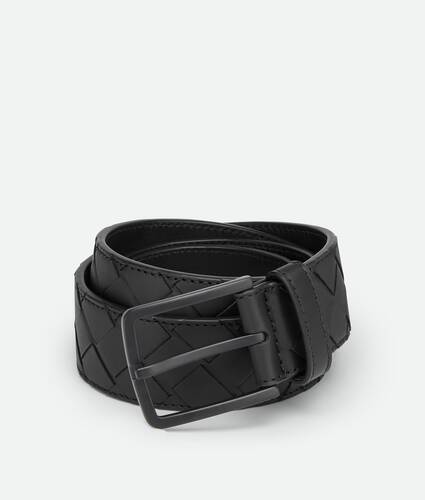 Cintur&oacute;n Intrecciato para Hombre en Nero Bottega Veneta M&eacute;xico ES - Image 1