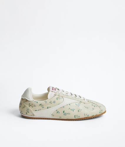 Women's Shot Sneaker in Parchment/peach/blue Bottega Veneta United Arab Emirates EN - Image 1