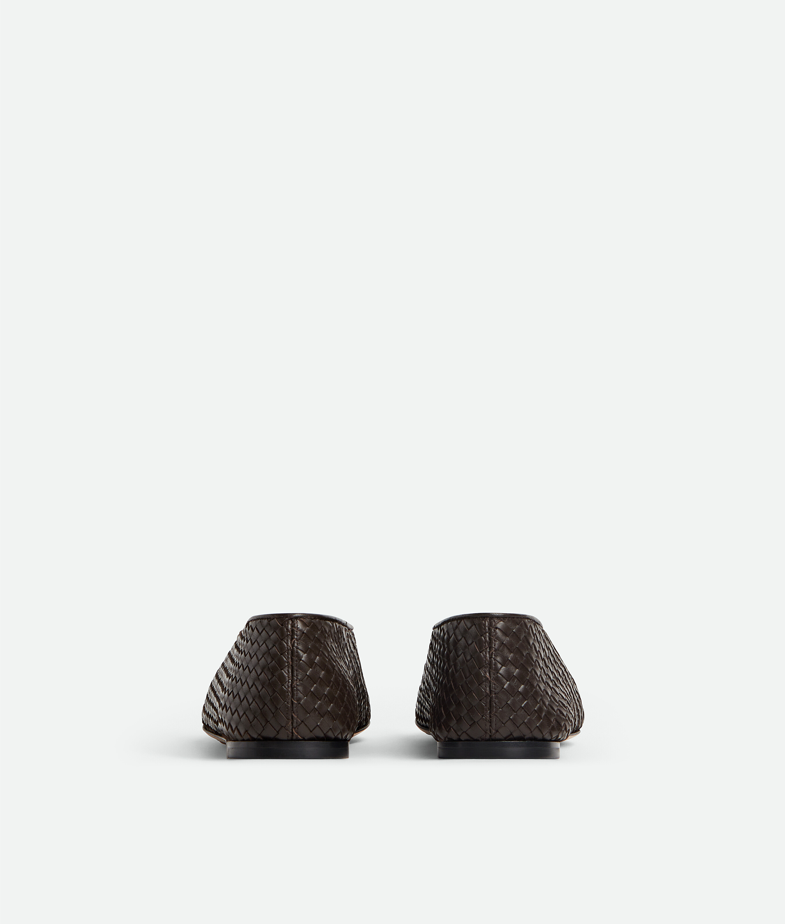 Bottega Veneta Brown Rosa Ballerina Flats In Multi