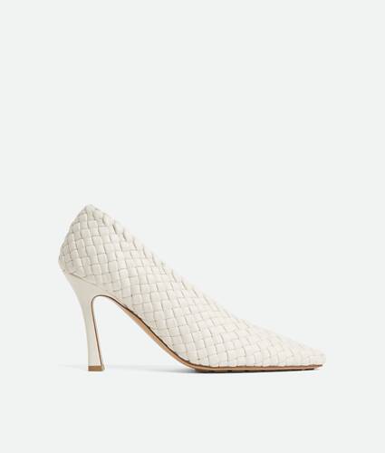 Women's Sofia Pump in White Bottega Veneta Thailand EN - Image 1