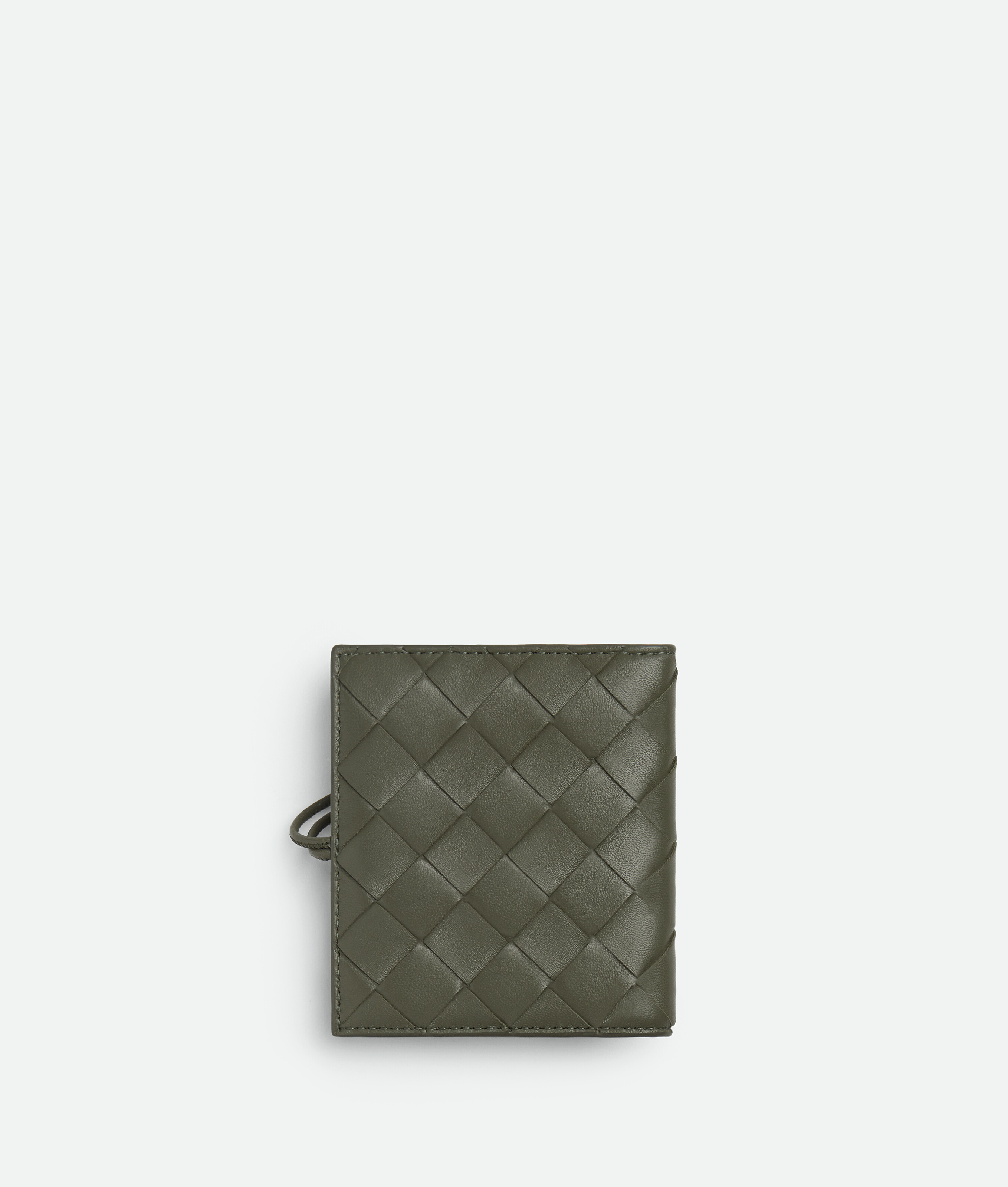 Bottega Veneta Andiamo Flap Card Case In Green