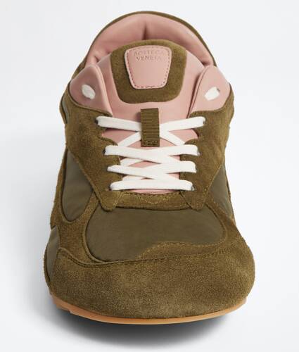 Men's Orbit Flash Sneaker in Olive oil/terra pink Bottega Veneta Czechia EN - Image 4