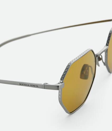 Intrecciato Geometrical Sunglasses