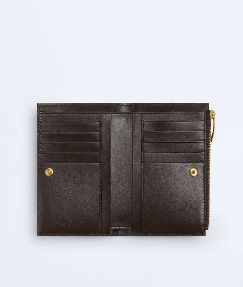 Women's Intrecciato Medium Bi-Fold Wallet in Fondant Bottega Veneta South Korea EN - Image 2