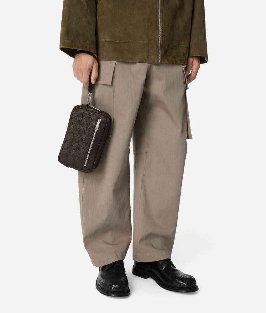 Display a large version of the product image 2 - Intrecciato Small Pouch With Wristlet