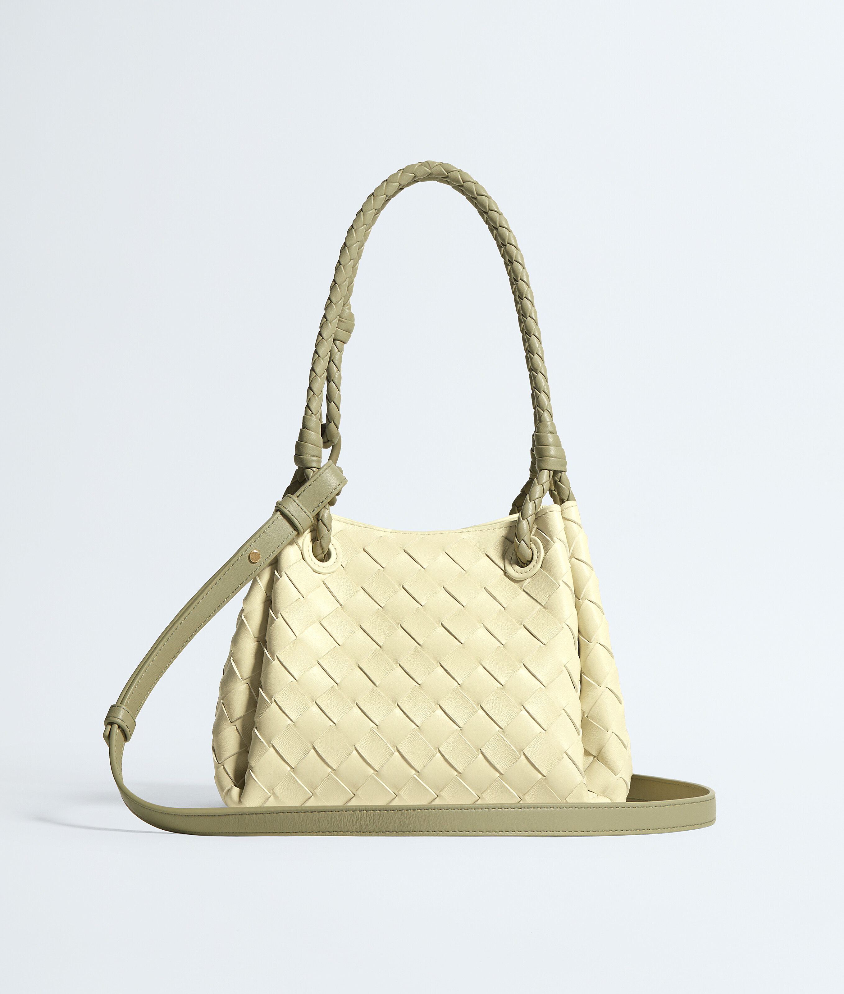 Women's Small Parachute in Sour/travertine Bottega Veneta Estonia EN - Image 5