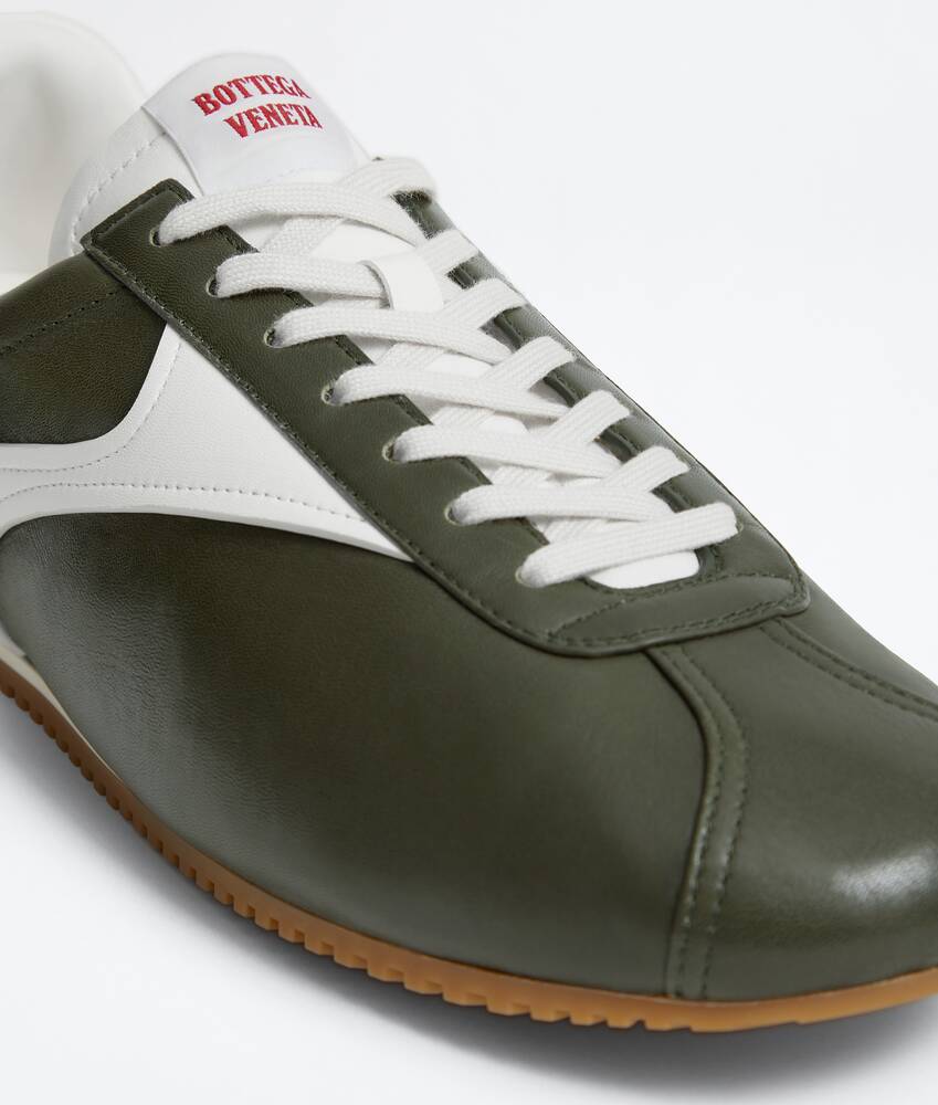 Men's Shot Sneaker in Bark green/alabaster Bottega Veneta United Kingdom EN - Image 4
