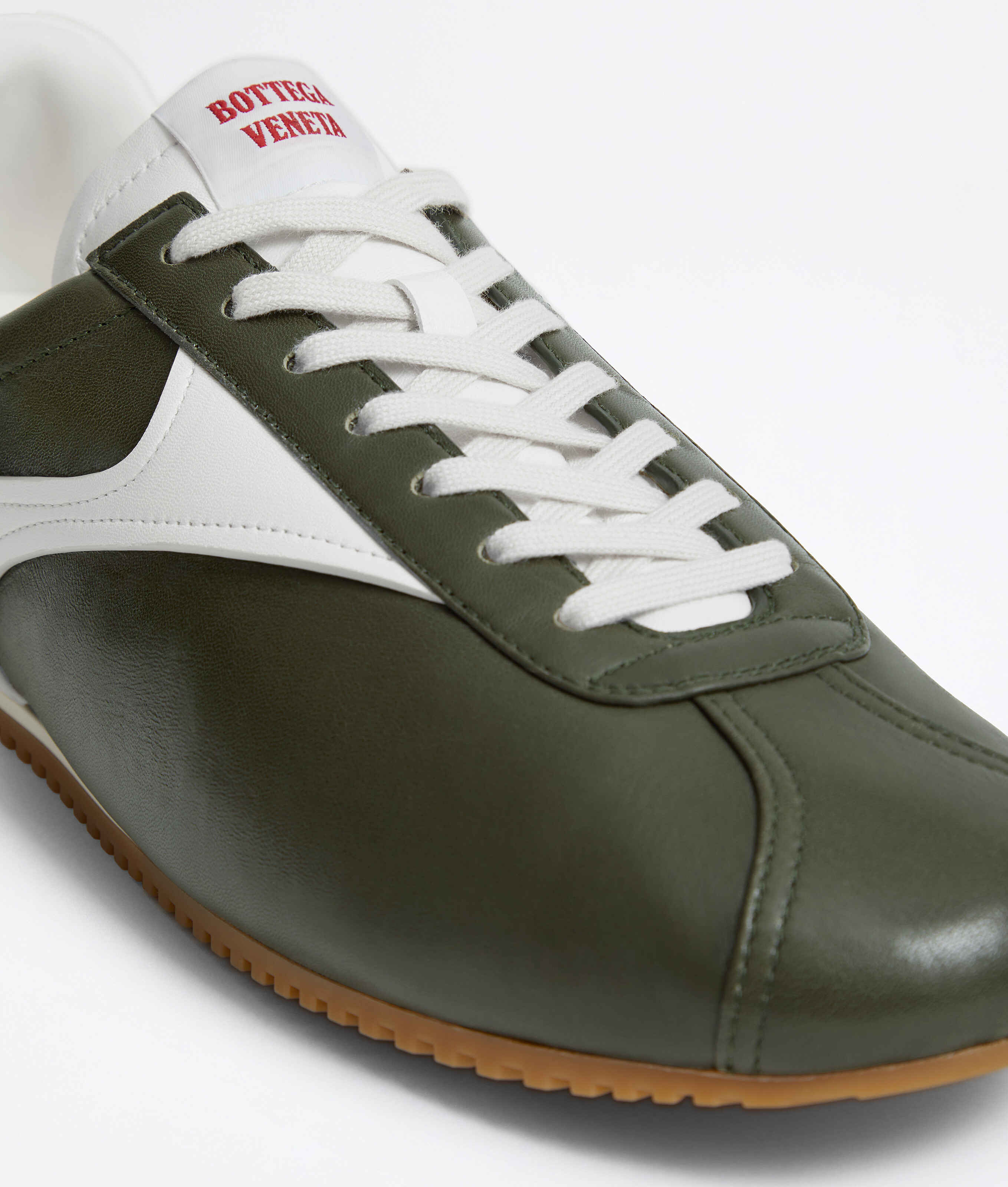 Men's Shot Sneaker in Bark green/alabaster Bottega Veneta Luxembourg EN - Image 4