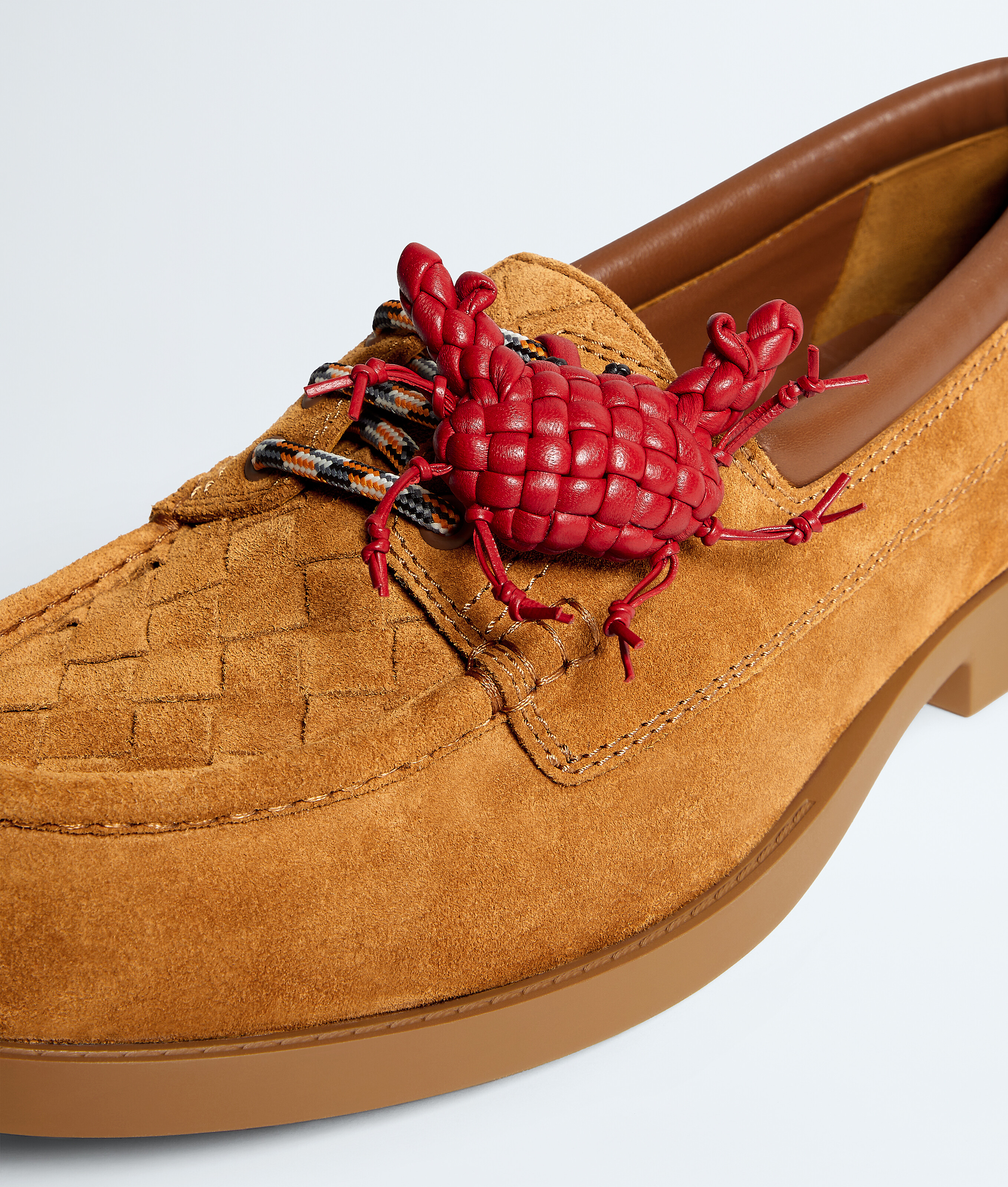 Men's Pier Boat Shoe  in Tannin Bottega Veneta Malta EN - Image 7