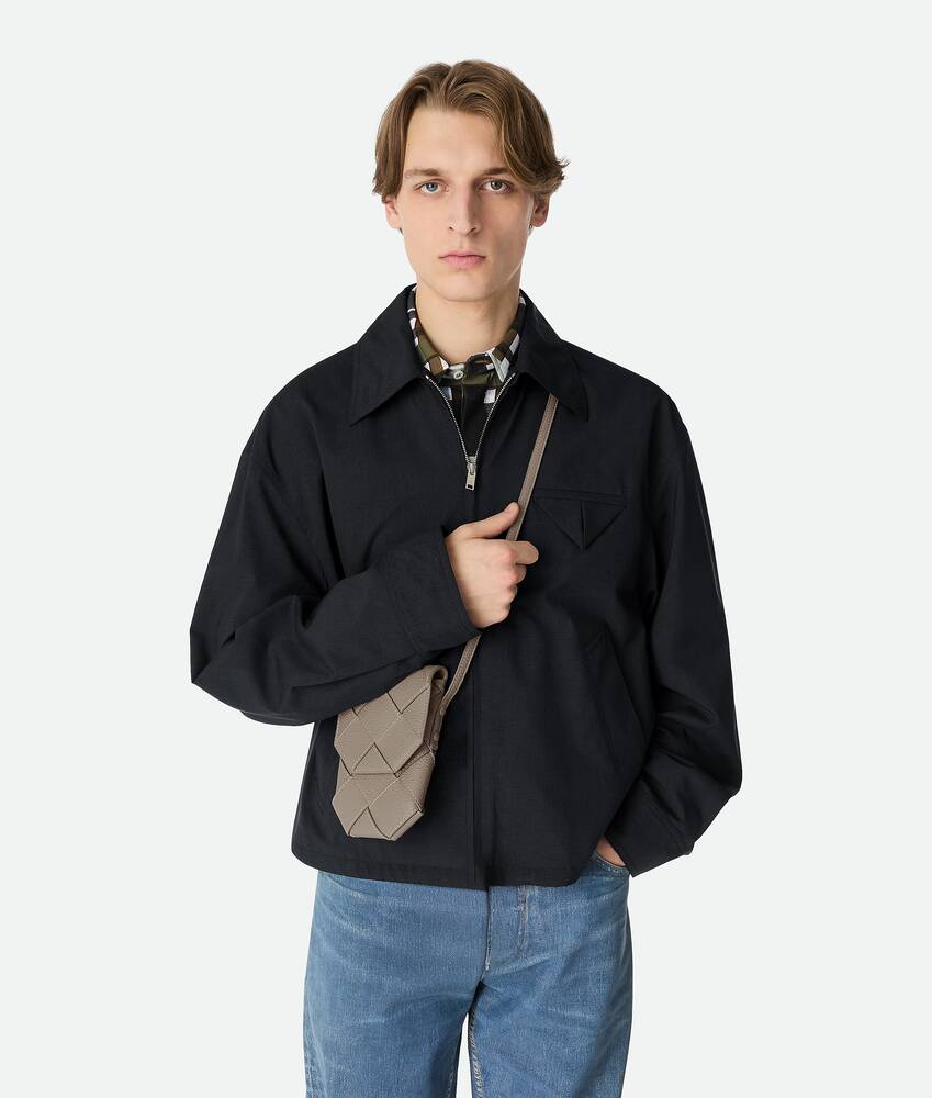 Men's Diago Phone Pouch in Limestone/natural Bottega Veneta United States EN - Image 4