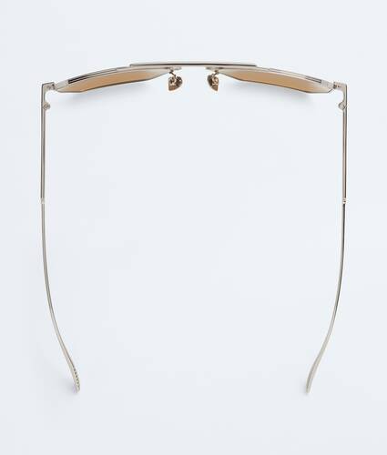 Gafas de sol Classic estilo aviador para Hombre en Silver / Brown Bottega Veneta M&eacute;xico ES - Image 4