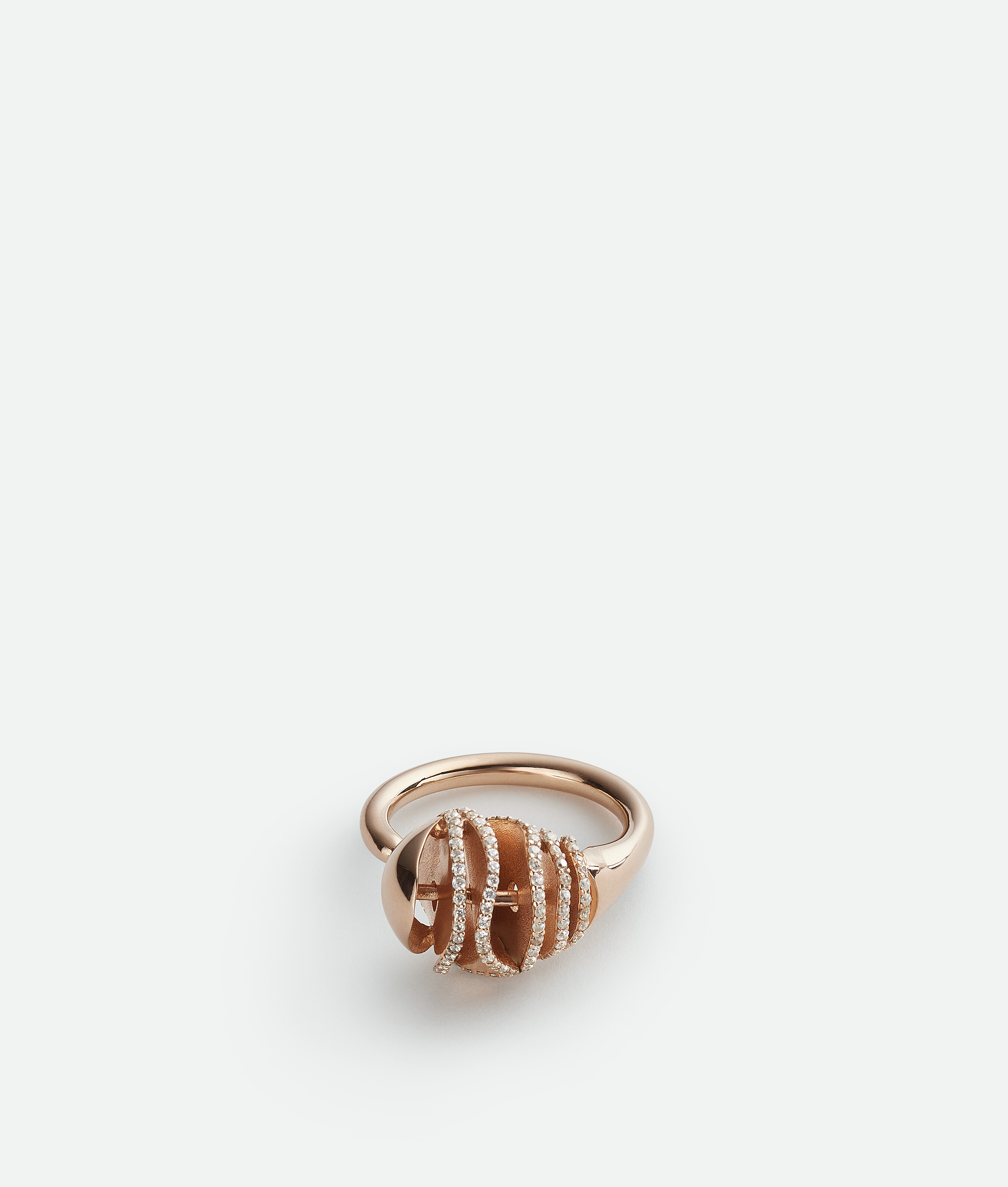 Bottega Veneta Gold Drop Ring - Woman - O-½
