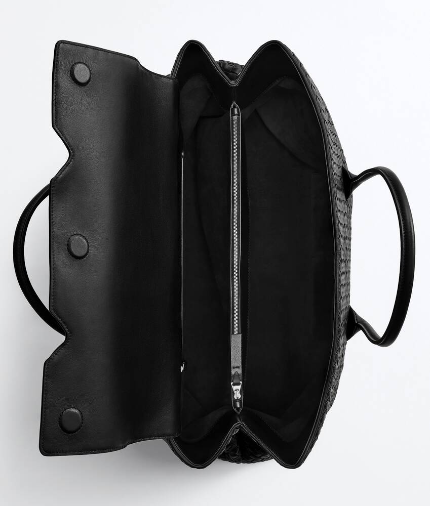 Men's Large Piega Tote in Black Bottega Veneta Hong Kong SAR China EN - Image 3