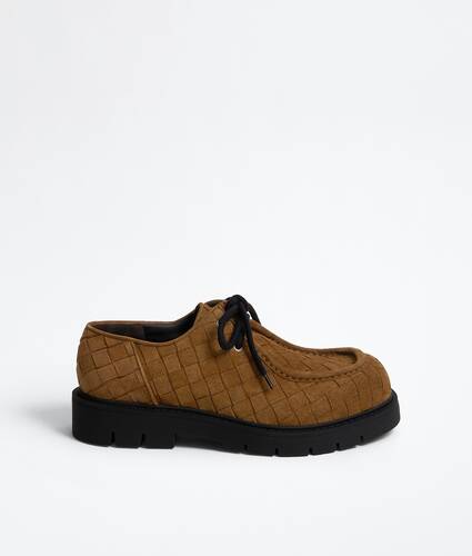 Chaussures &agrave; lacets Haddock pour Homme en Dark caramel Bottega Veneta Monaco FR - Image 1