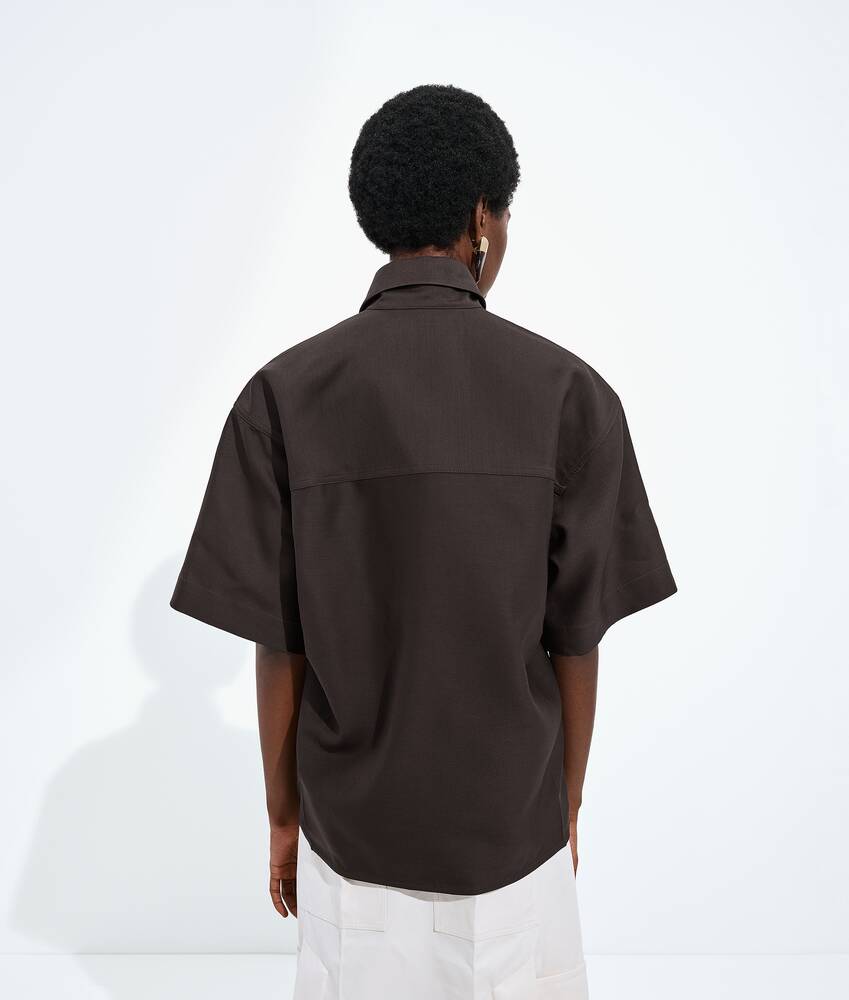 Display a large version of the product image 3 - Wool and Silk Toile Shirt