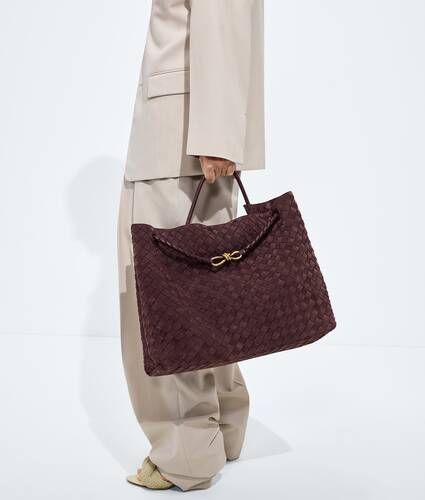 Women's Large Andiamo in Deep mahogany Bottega Veneta Japan EN - Image 9