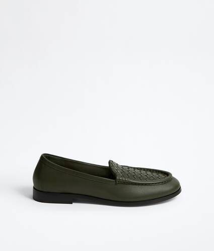 Silenzio Loafer f&uuml;r Damen in Bark green Bottega Veneta &Ouml;sterreich DE - Image 1