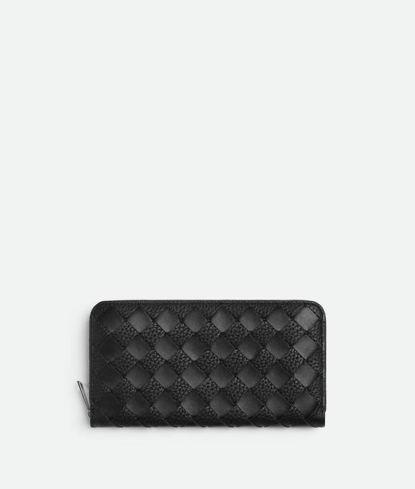 Display a large version of the product image 1 - Intrecciato Zip Around Wallet
