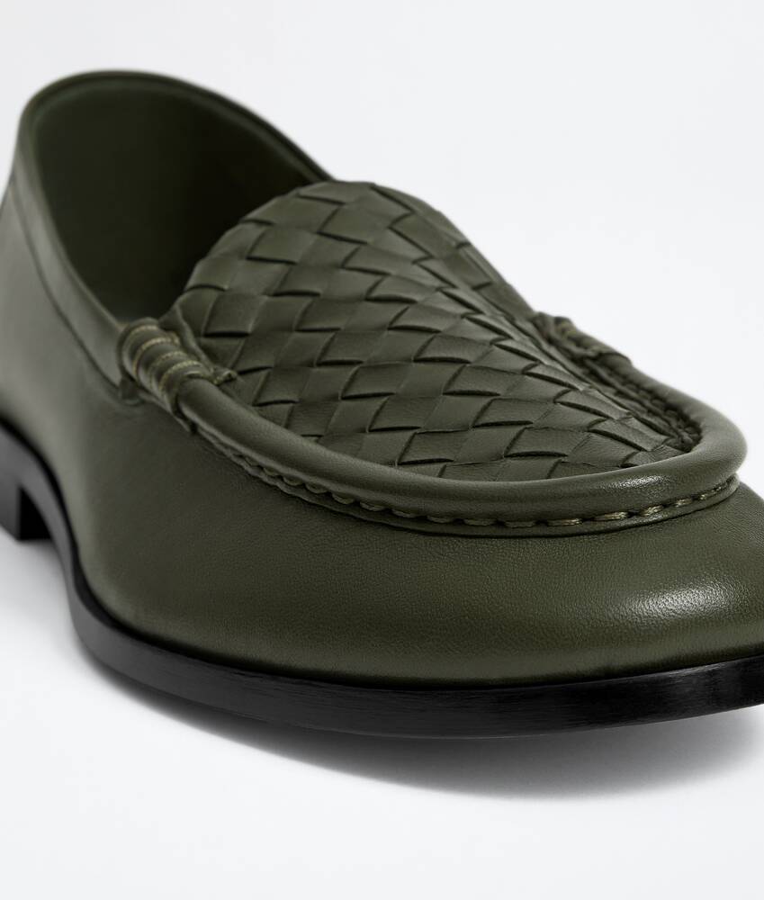 Silenzio Loafer f&uuml;r Damen in Bark green Bottega Veneta &Ouml;sterreich DE - Image 4