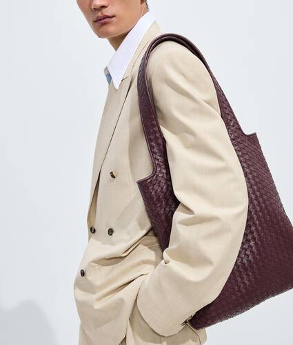 Men's Veneto Small Tote in Deep mahogany Bottega Veneta Germany EN - Image 5