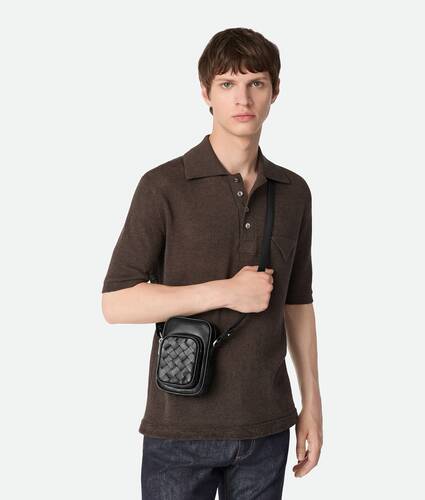 Bolso Intrecciato Camera Bag pequeño con bolsillo