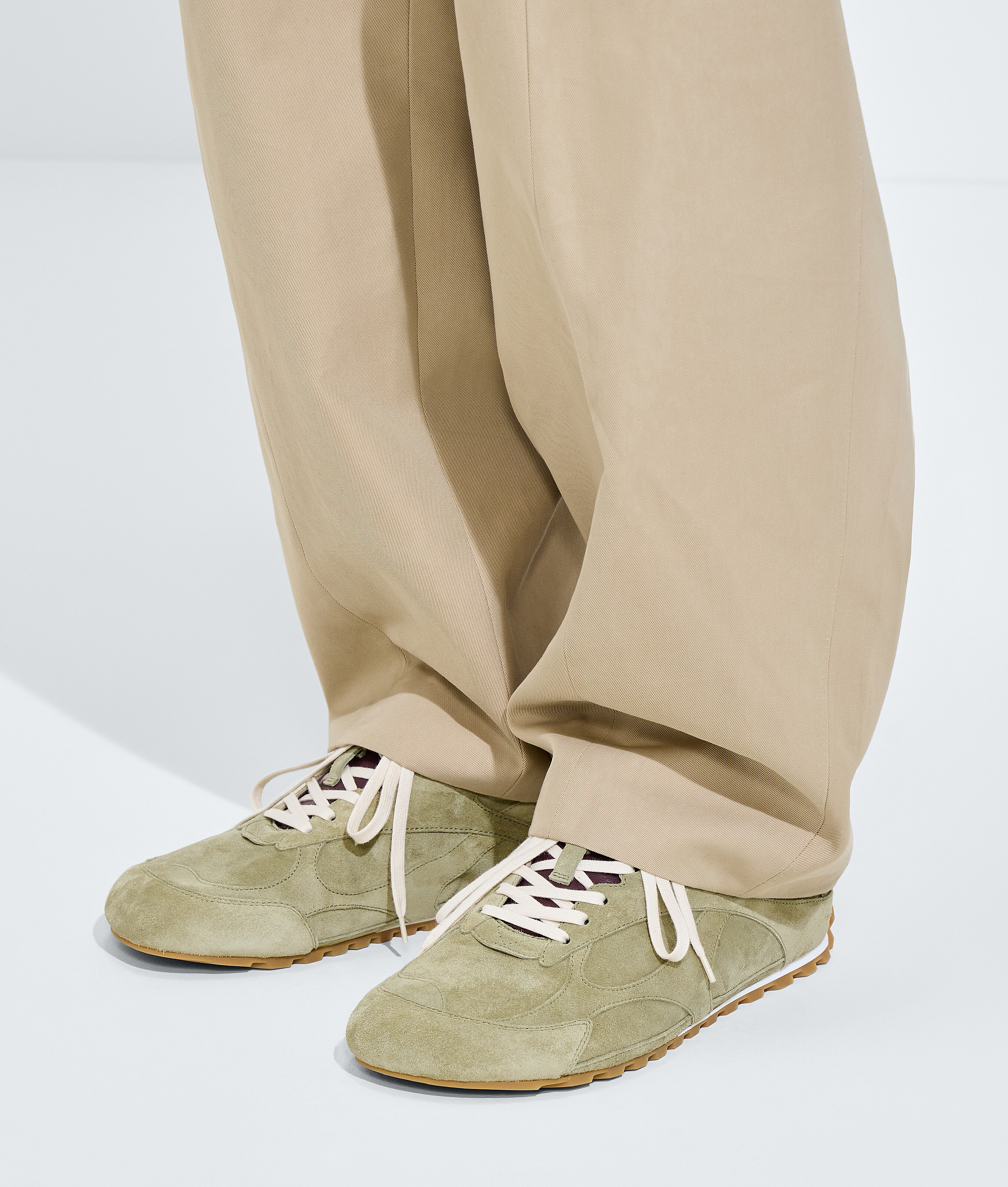 Men's Orbit Flash Sneaker in Travertine/deep mahogany Bottega Veneta Malta EN - Image 2