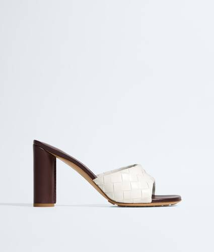 Mule Livia da Donna in Alabaster/cioccolato Bottega Veneta Italia IT - Image 1