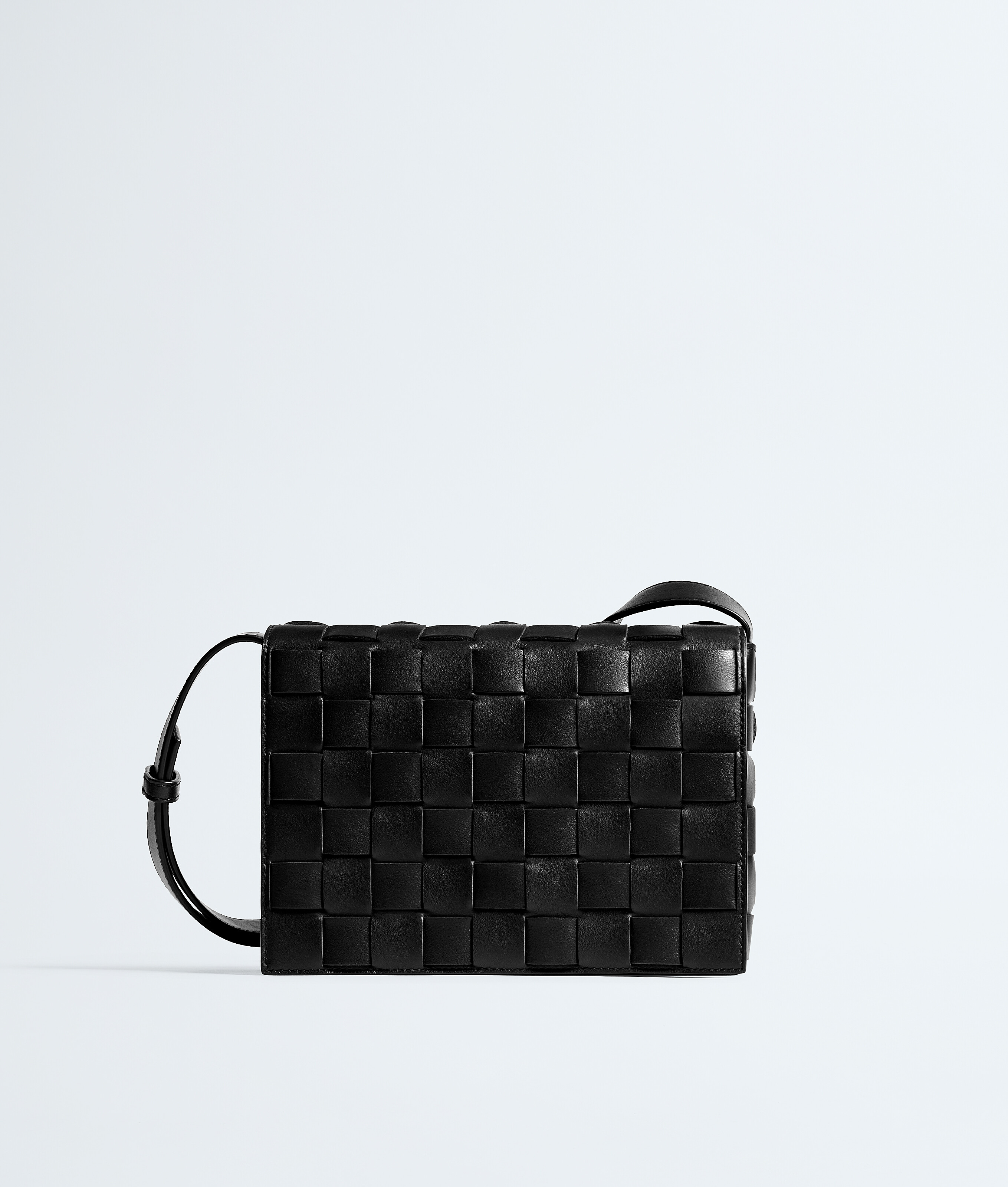 Men's Orto Messenger in Black | Bottega Veneta US
