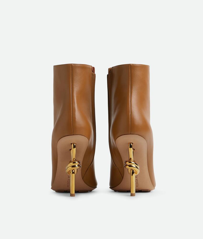Knot Stiefelette f&uuml;r Damen in Wood Bottega Veneta Deutschland DE - Image 3