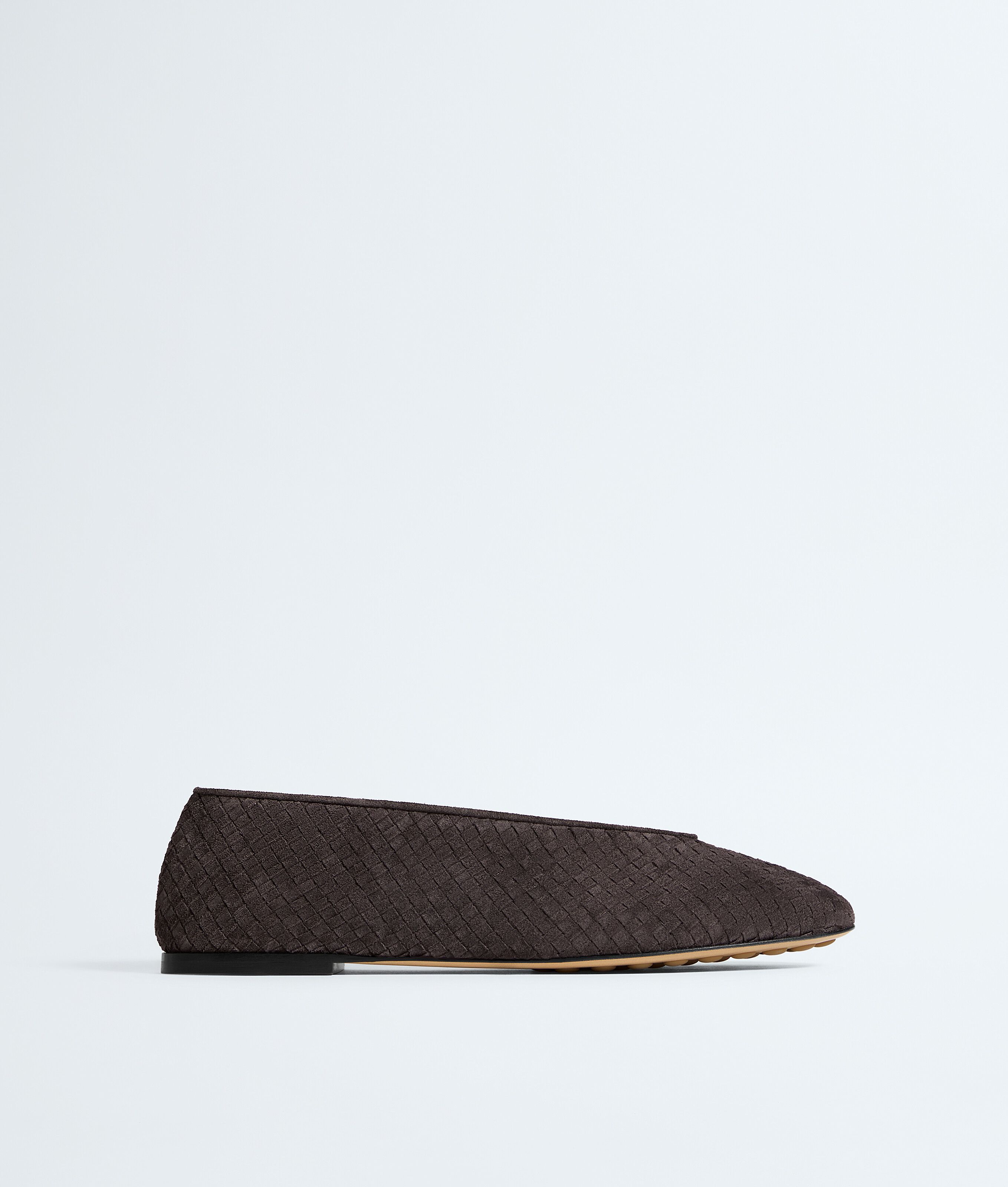Women's Rosa Ballerina in Espresso Bottega Veneta Luxembourg EN - Image 1