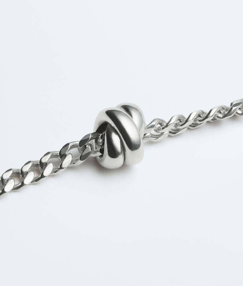 Ele's Pulseira Knot em Silver Bottega Veneta Brasil PT - Image 4