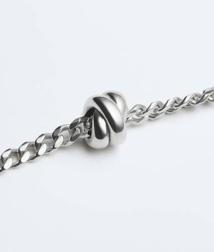 Ele's Pulseira Knot em Silver Bottega Veneta Brasil PT - Image 4