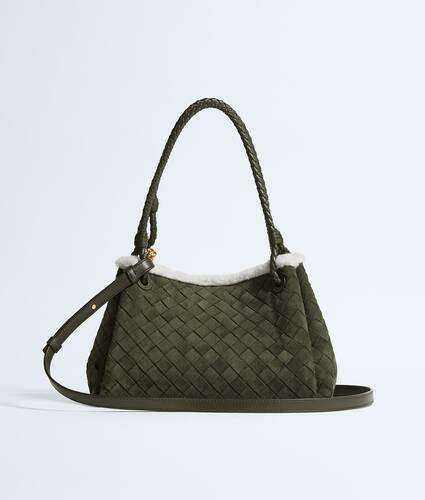 Women's Parachute in Bark green/plaster Bottega Veneta Romania EN - Image 5