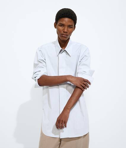 Striped Cotton Poplin Shirt