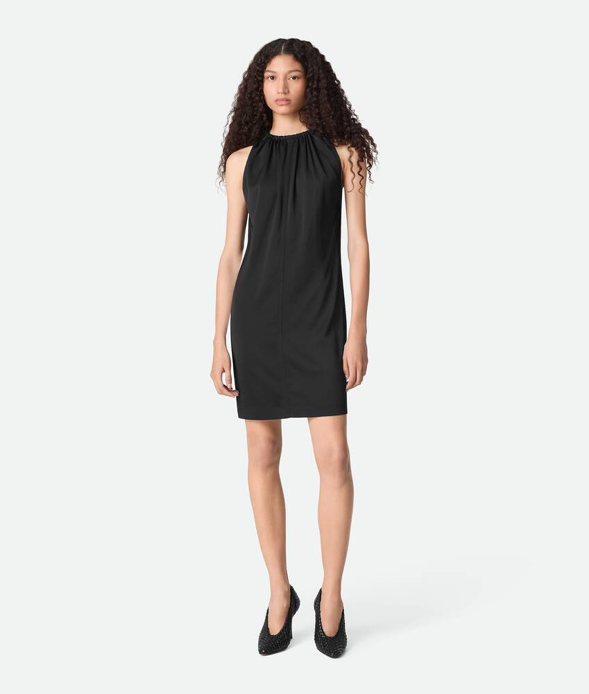 Afficher une grande image du produit 1 - Robe en satin de viscose