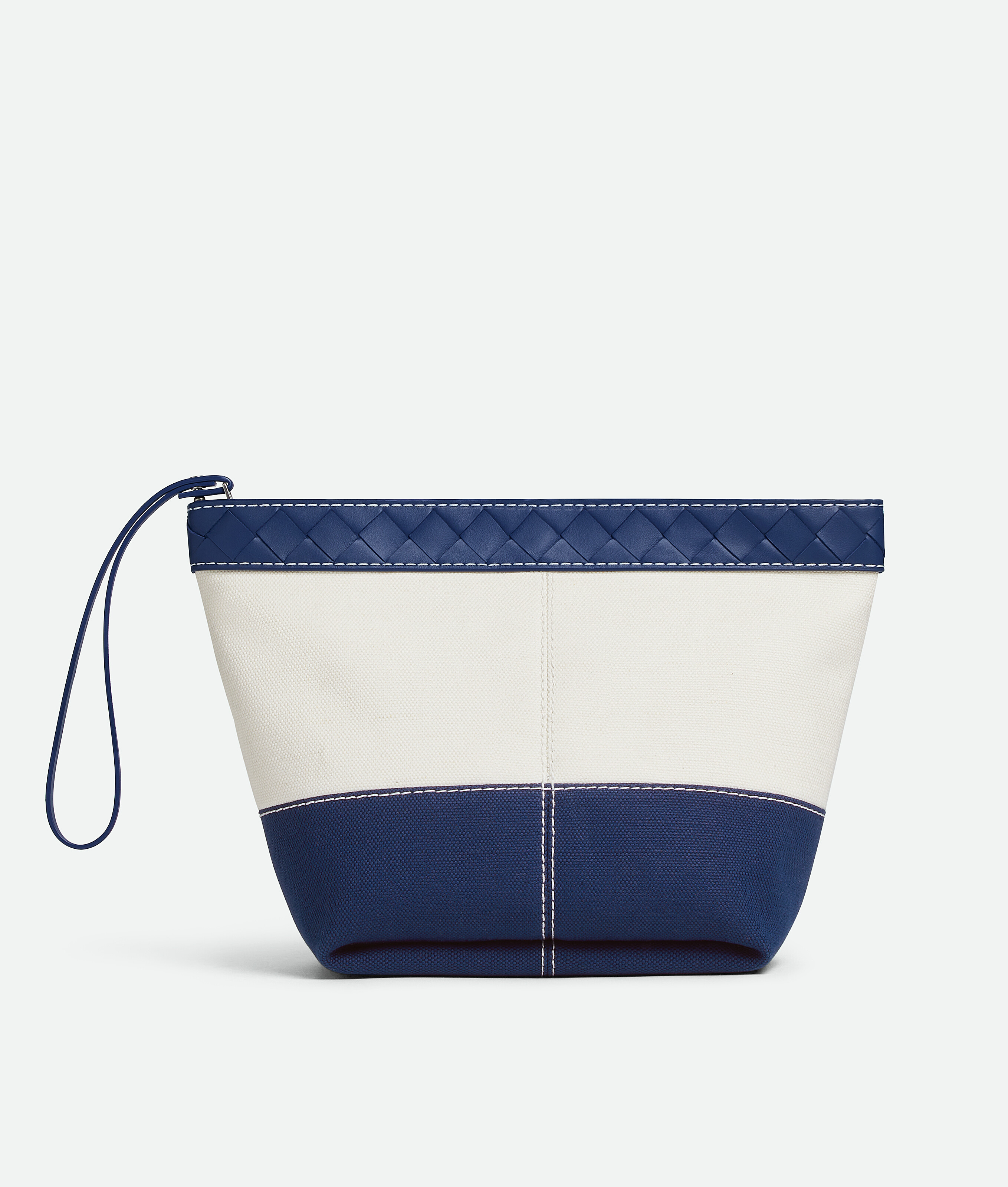 Women's Flip Flap Medium Pouch in White/cruise | Bottega Veneta CA