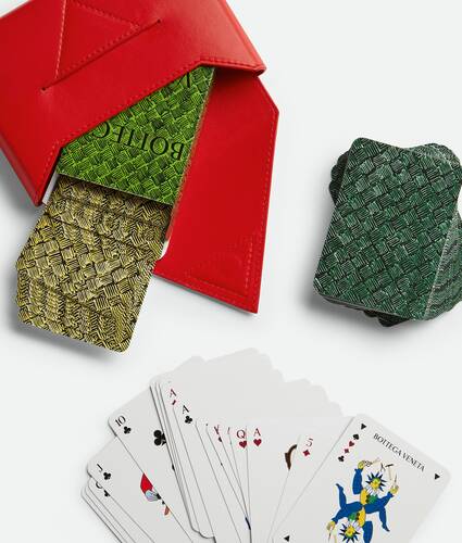 Playing Cards in Red stone Bottega Veneta Luxembourg EN - Image 2