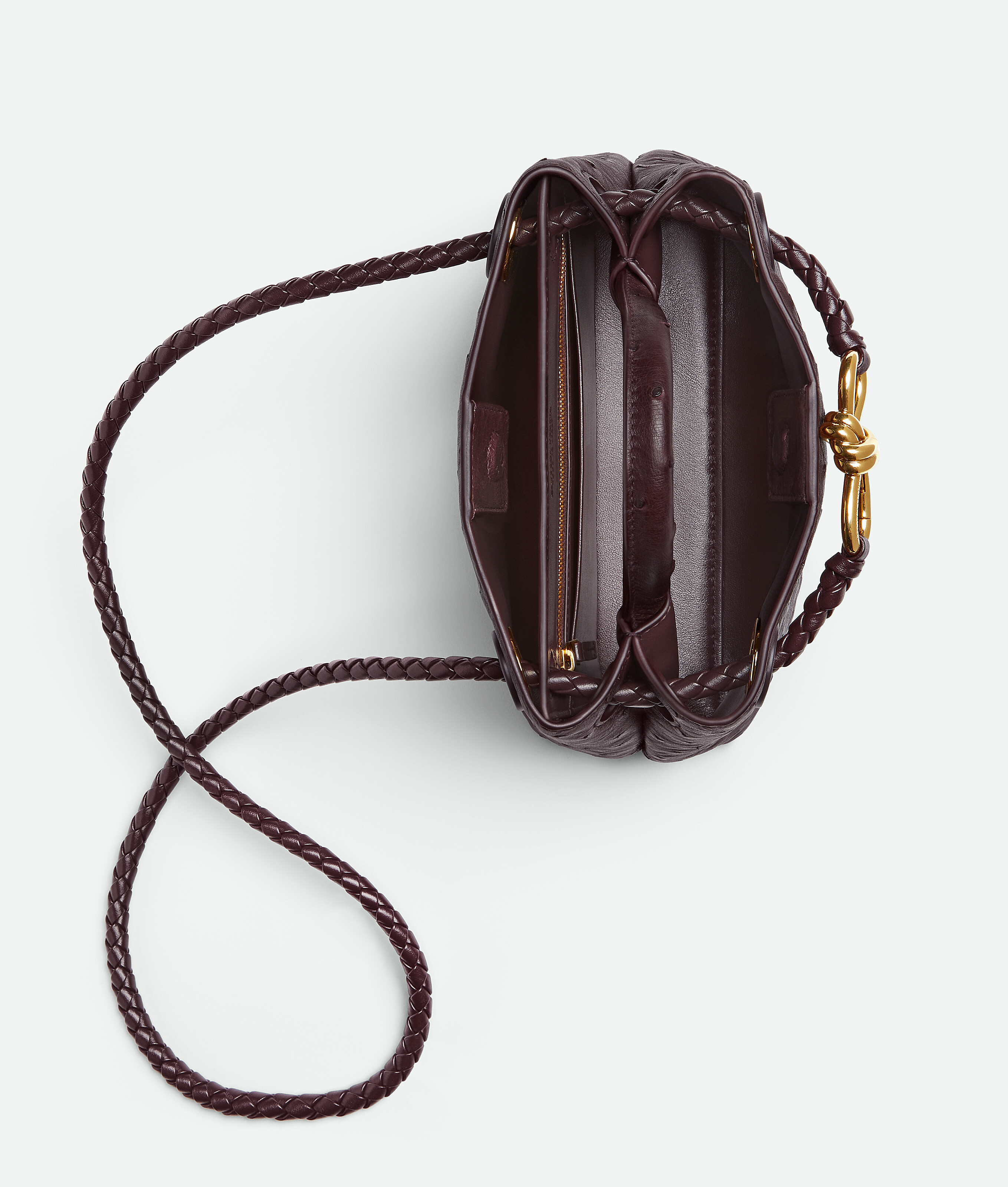 Bottega Veneta Andiamo Mini In Brown
