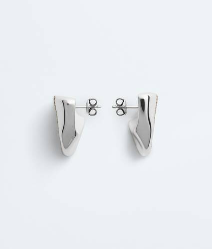 Women's Small Prisma Earrings in Vanilla/gold/champ Bottega Veneta Bulgaria EN - Image 1