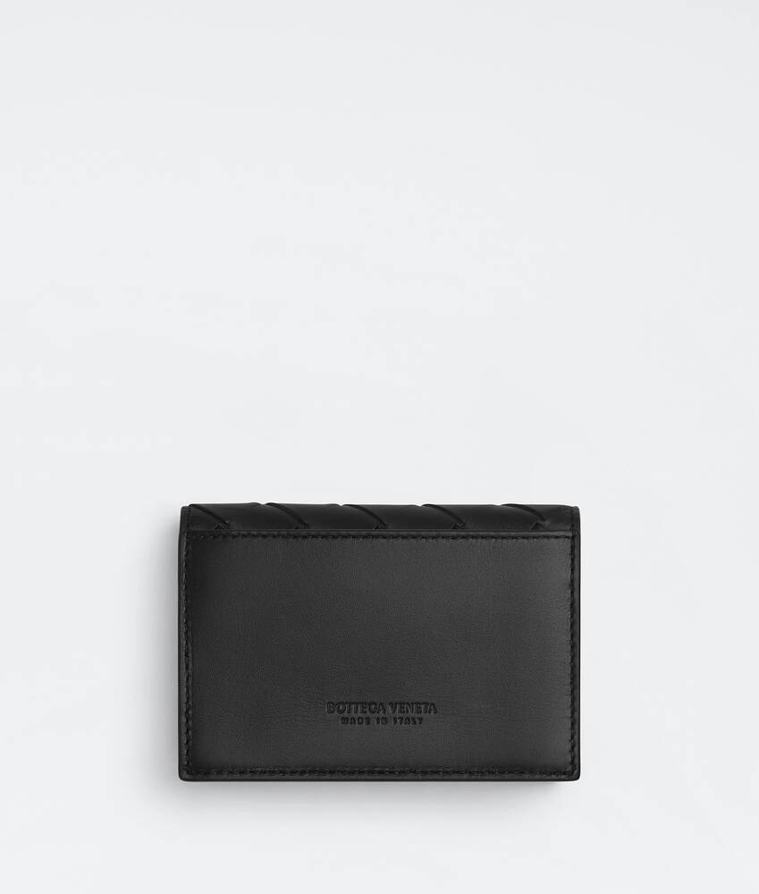 Men's Business Card Case in Black / Papaya Bottega Veneta Qatar EN - Image 3