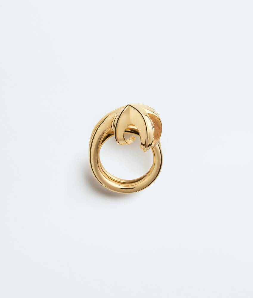 Ela's Anel Drop em Yellow gold Bottega Veneta Brasil PT - Image 3